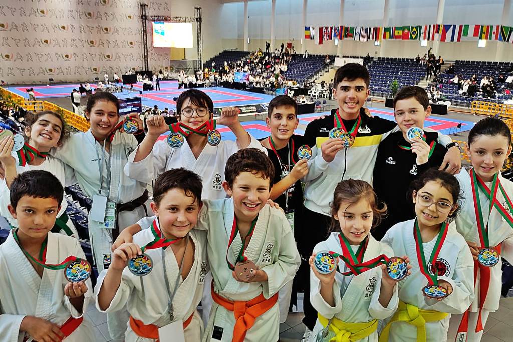 Ginásio de Ouro, Prata e Bronze na ITKF European Children´s Cup