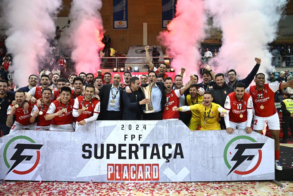 O Sporting de Braga Bateu o de Lisboa na Supertaça de Futsal